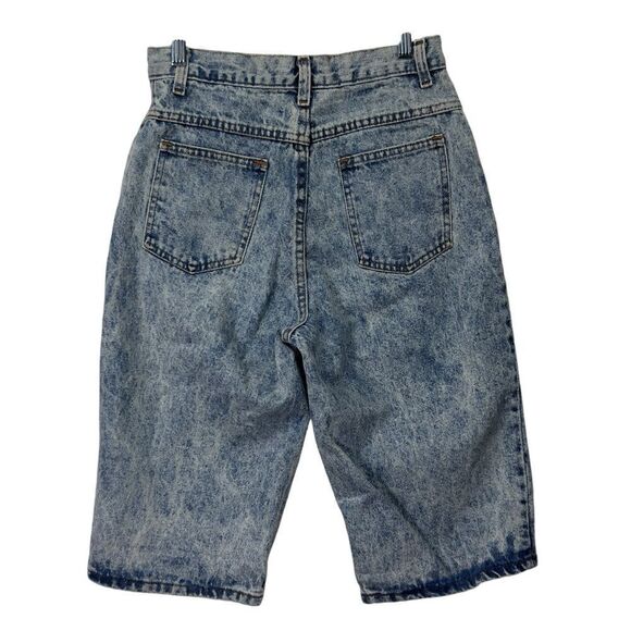 1980's acid wash Dirty Dancing brand bermuda high-waisted shorts 9/10 - Picture 10 of 15